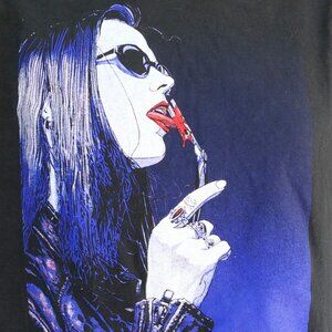 90's Vintage 1997 SUNGLASSES AFTER DARK T Shirt Large With Fashion Victim Tag